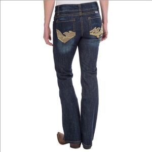 Cruel Girl Camryn Camo Slim Fit Bootcut Jeans
